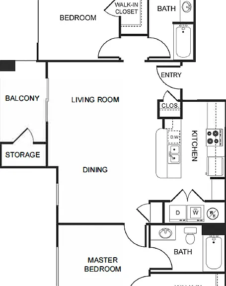 C1 Two Bedroom C1 Two Bedroom