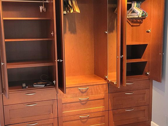 Master built-in closets