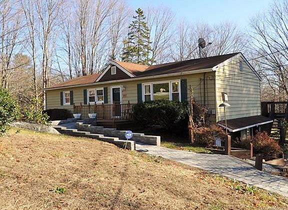 New walkway leads to front ...