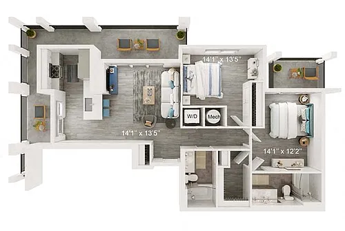 Floor plan Anchorage