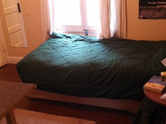 Bedroom 1 w/ bathroom door