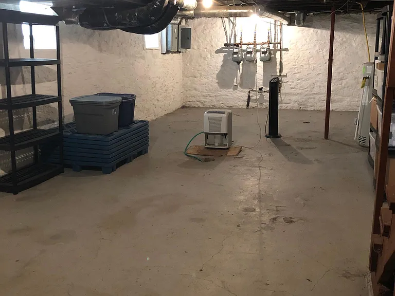 Tons of storage in dry basement