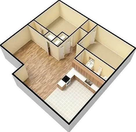 Scotsdale 2 Bedroom, 1 Bathroom Scotsdale 2 Bedroom, 1 Bathroom