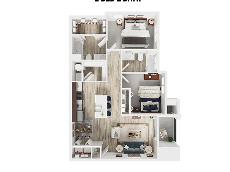 Two Bedroom D Two Bedroom D