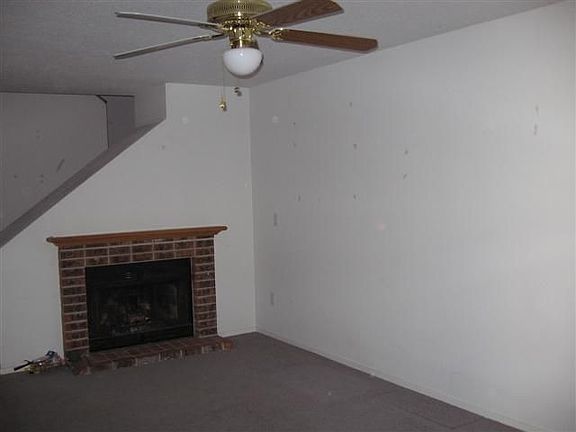 Wood burning fireplace