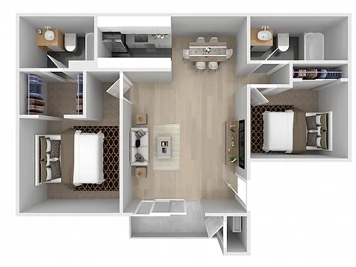 Floor plan 2X2
