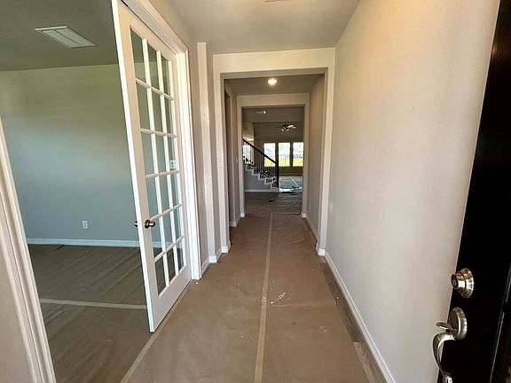 Construction progress - entryway open to study