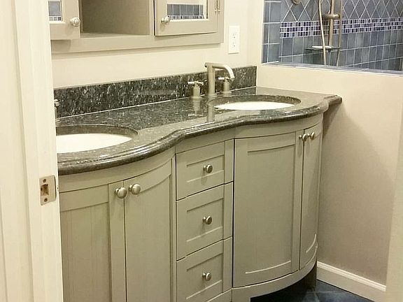 remodeled main bathroom