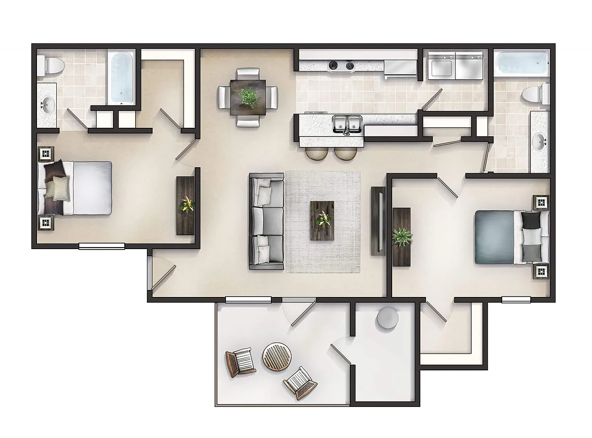 Floor plan The Oakdale