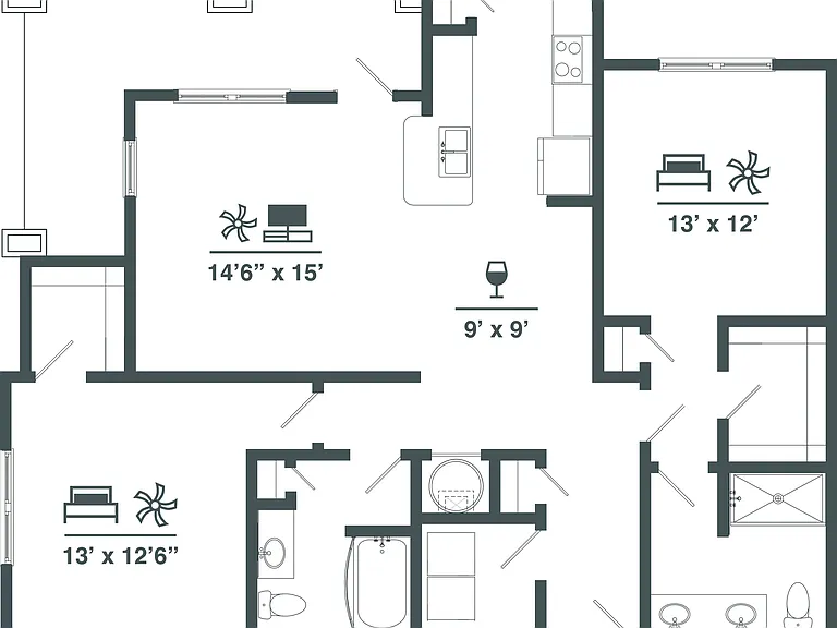 B2 Floor Plan B2 Floor Plan