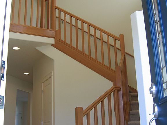 Open two story entry