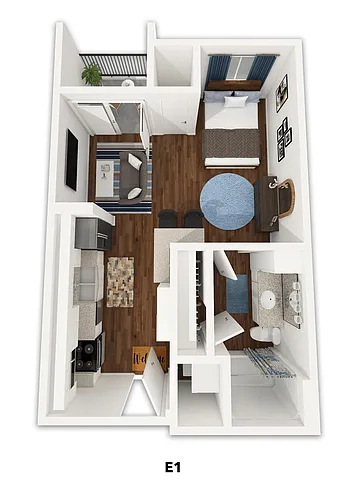 Floor plan E1