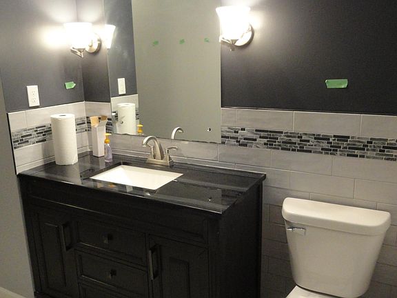 Updated upstairs bath.