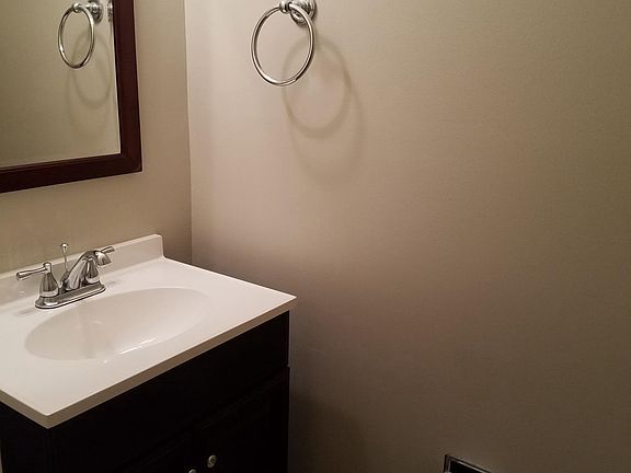 Main level half bathroom
