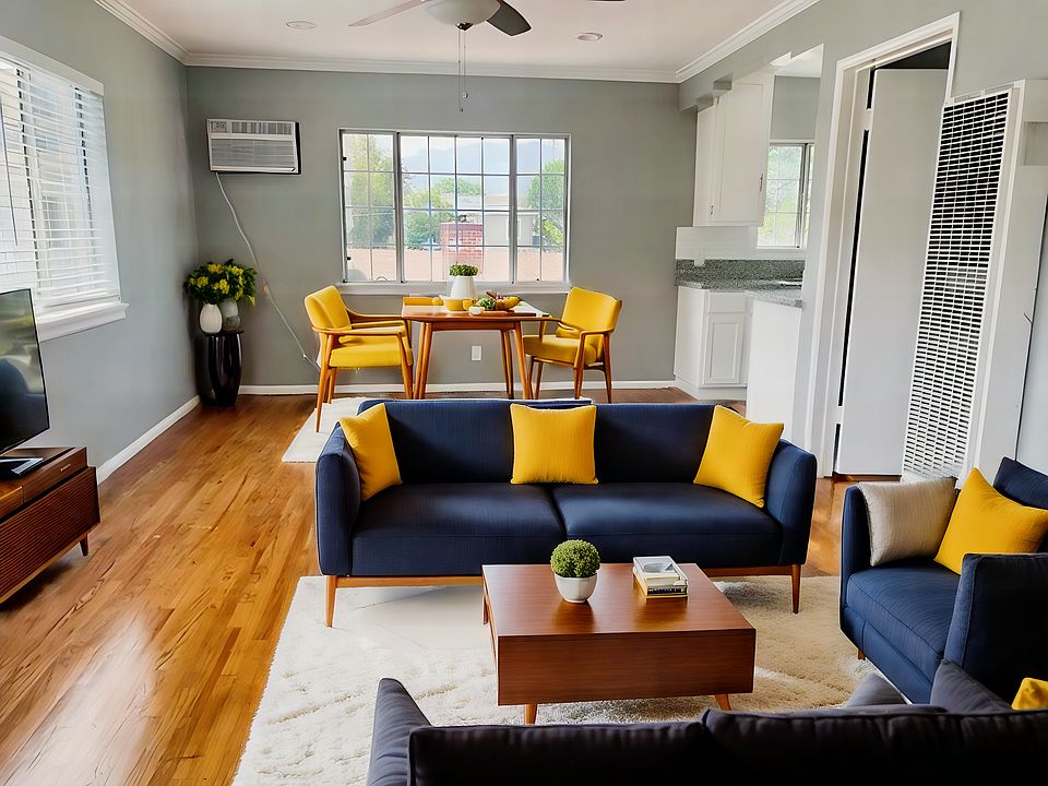 Living Room, Dining Stagged.