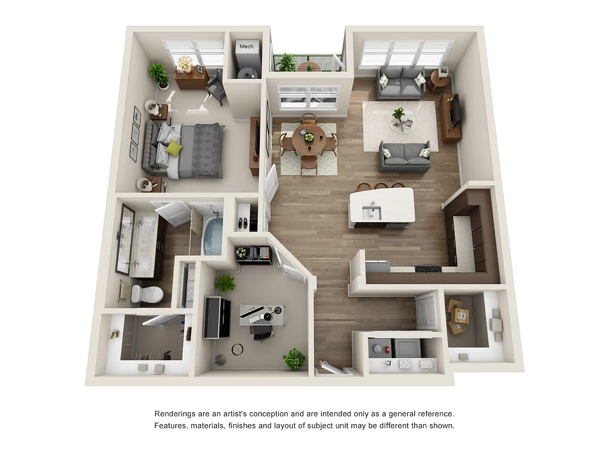 Floor plan A7-1X1