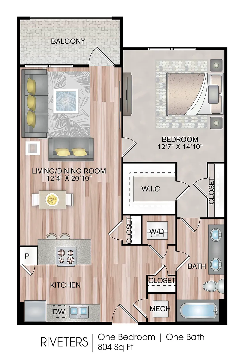 Floor plan Riveters