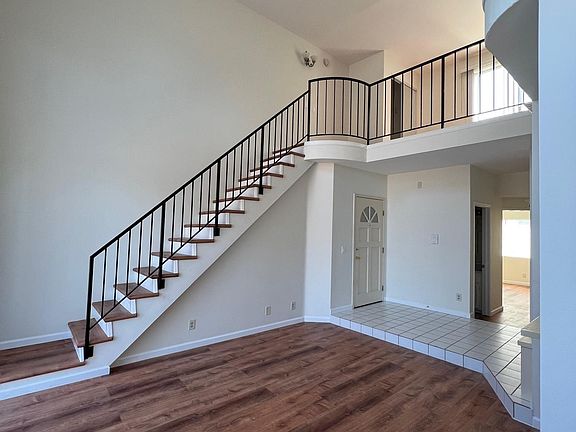 Stairs, loft, entry, living