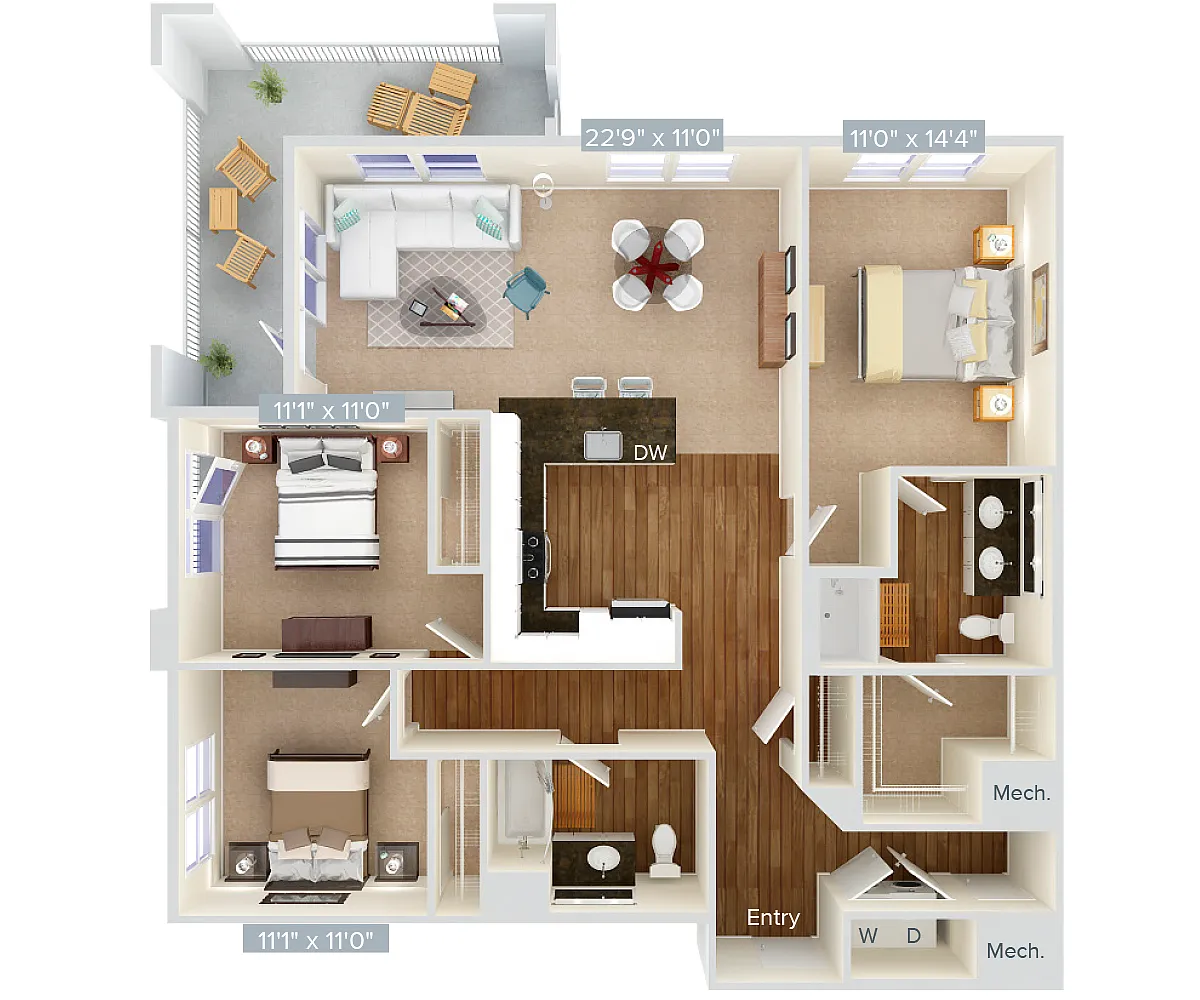 Floor plan C2-1-Var-1394