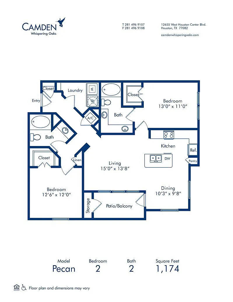 Floor plan Pecan