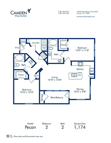 Floor plan Pecan