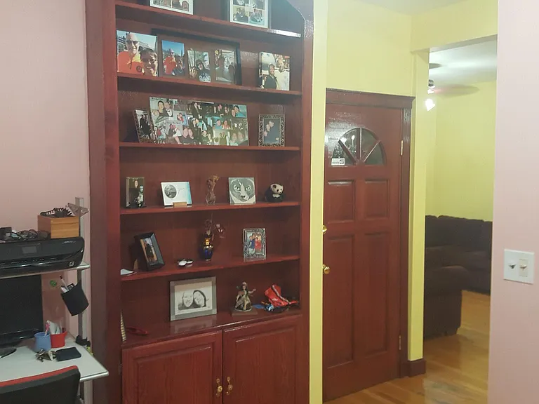 Built in shelving and storage