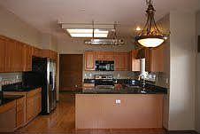 Gourmet kitchen from family room