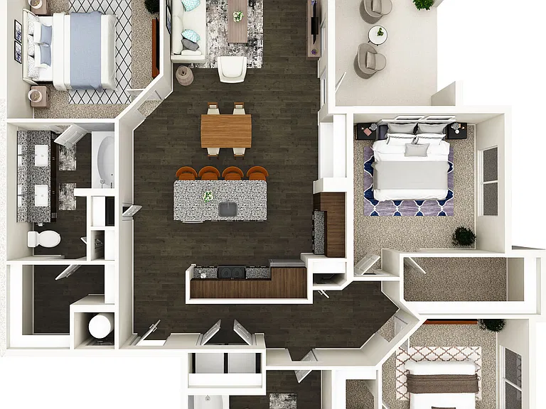C1 floor plan Ascend at Forum