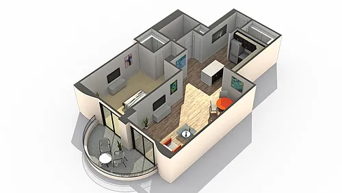 Floor plan Seven 83