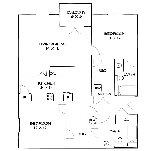 Floor plan Design 2B