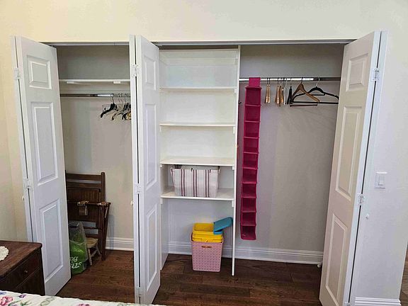 Lots of closet space.