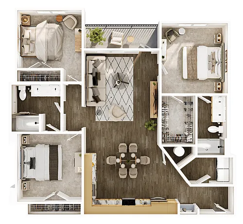 Floor plan C1
