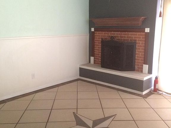 Fireplace in living room