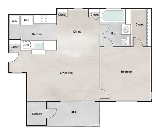 Floor plan Essex (Plan D)