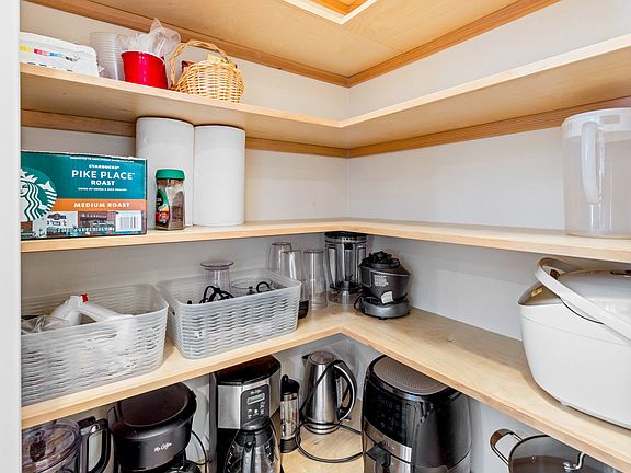 Large pantry.