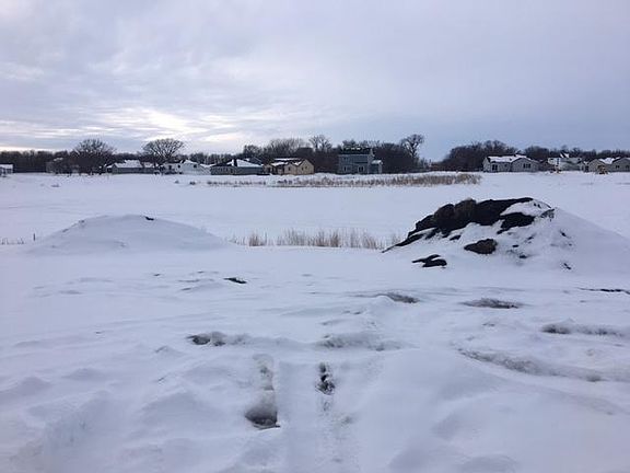 back pond view yard will be seeded in spring