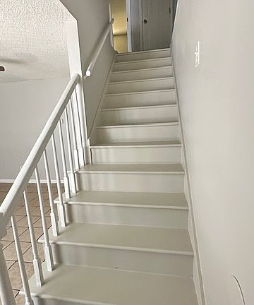 stairway to the bedrooms