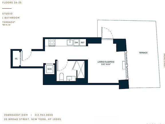 2nd image of 20 Broad St APT 2414