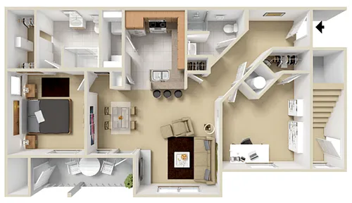 Floor plan B2 - Shenandoah