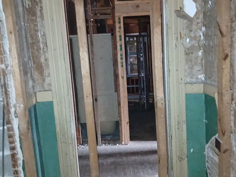 This was the only piece of original trim left in the house, which the National Park Service let us use as a model to rebuild the original look and feel of the home.