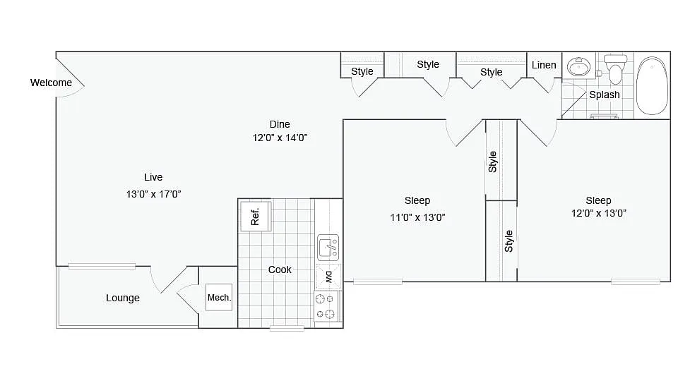 Floor plan Boston