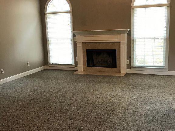 Living room with gas fireplace starter