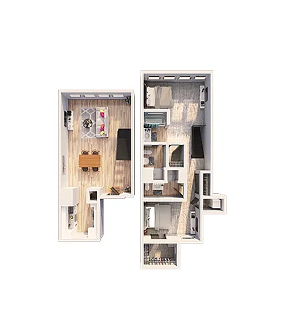 Floor plan Q