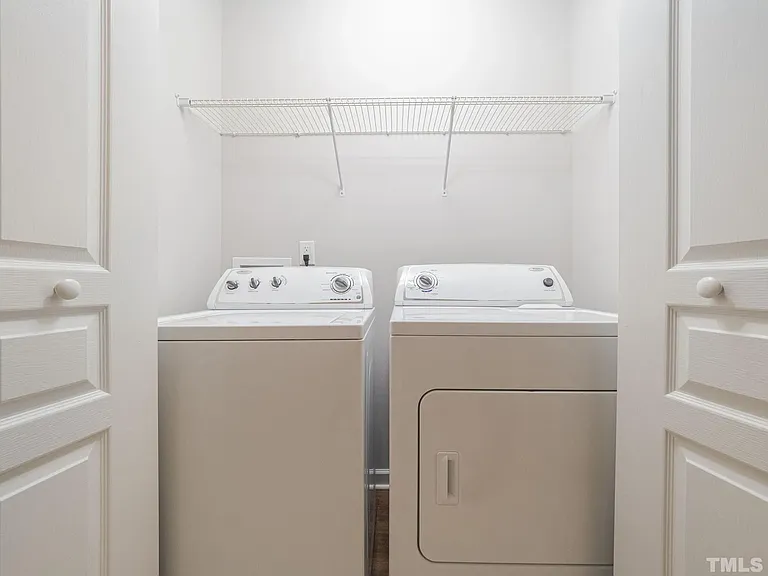 Washer and dryer for your convenience.