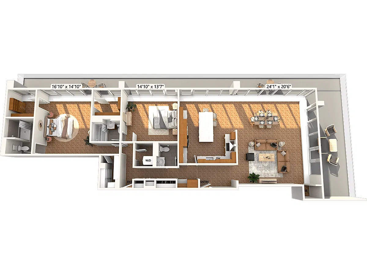 Floor plan B15P-Standard