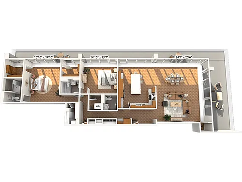Floor plan B15P-Standard
