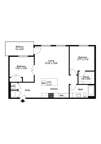 Floor plan B1a