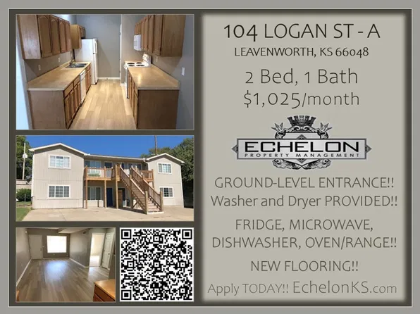 104 Logan Street, 104 Logan St APT A, Leavenworth, KS 66048