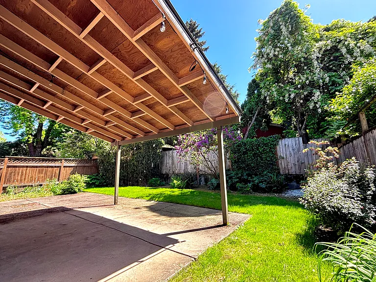 Covered patio