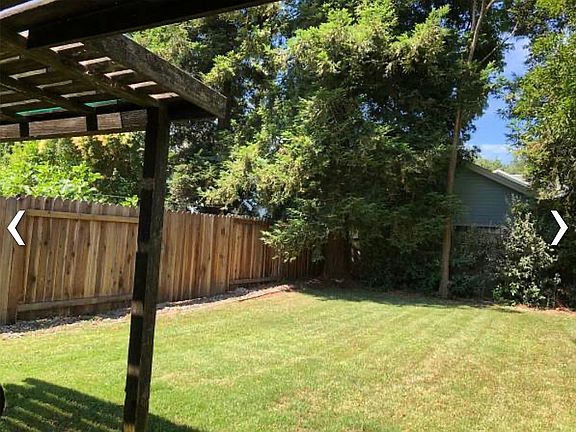 Large back yard